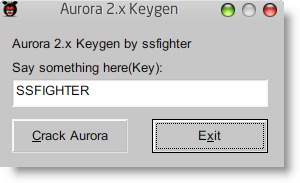 Aurora 2.x Keygen